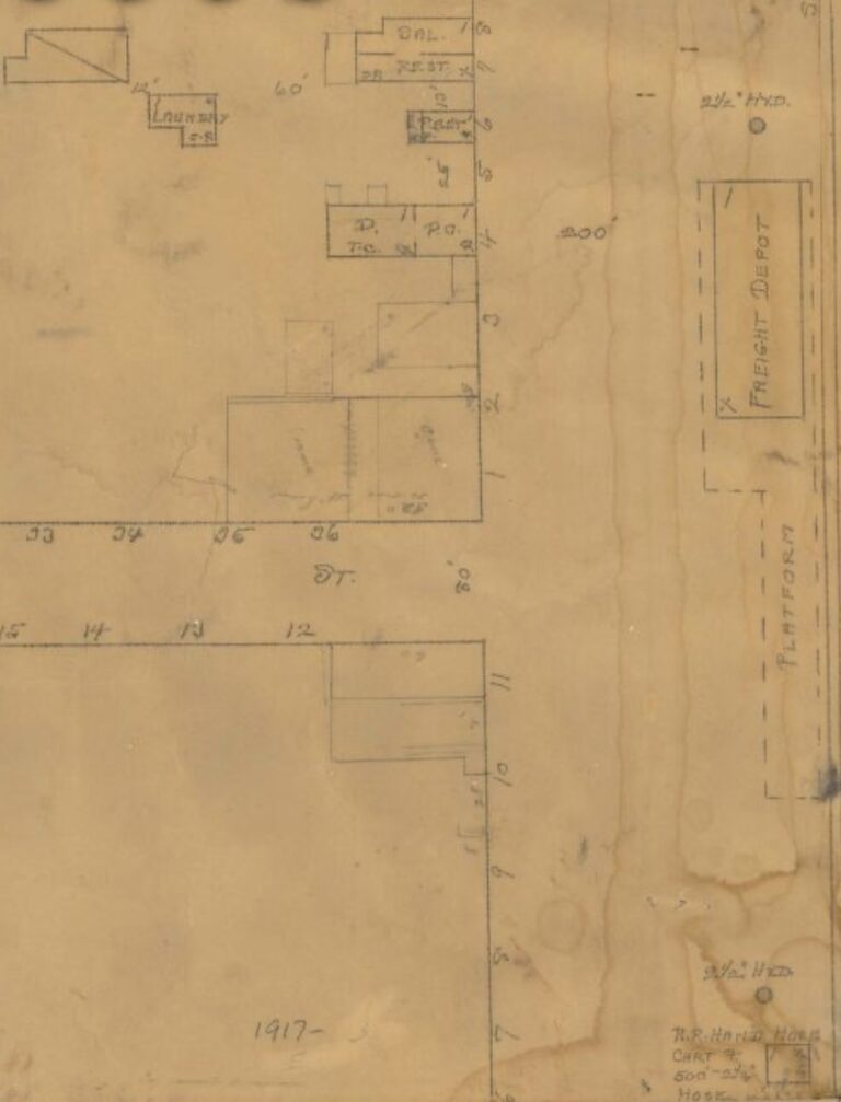 Mina Nevada historic map from 1917 – Mina Nevada