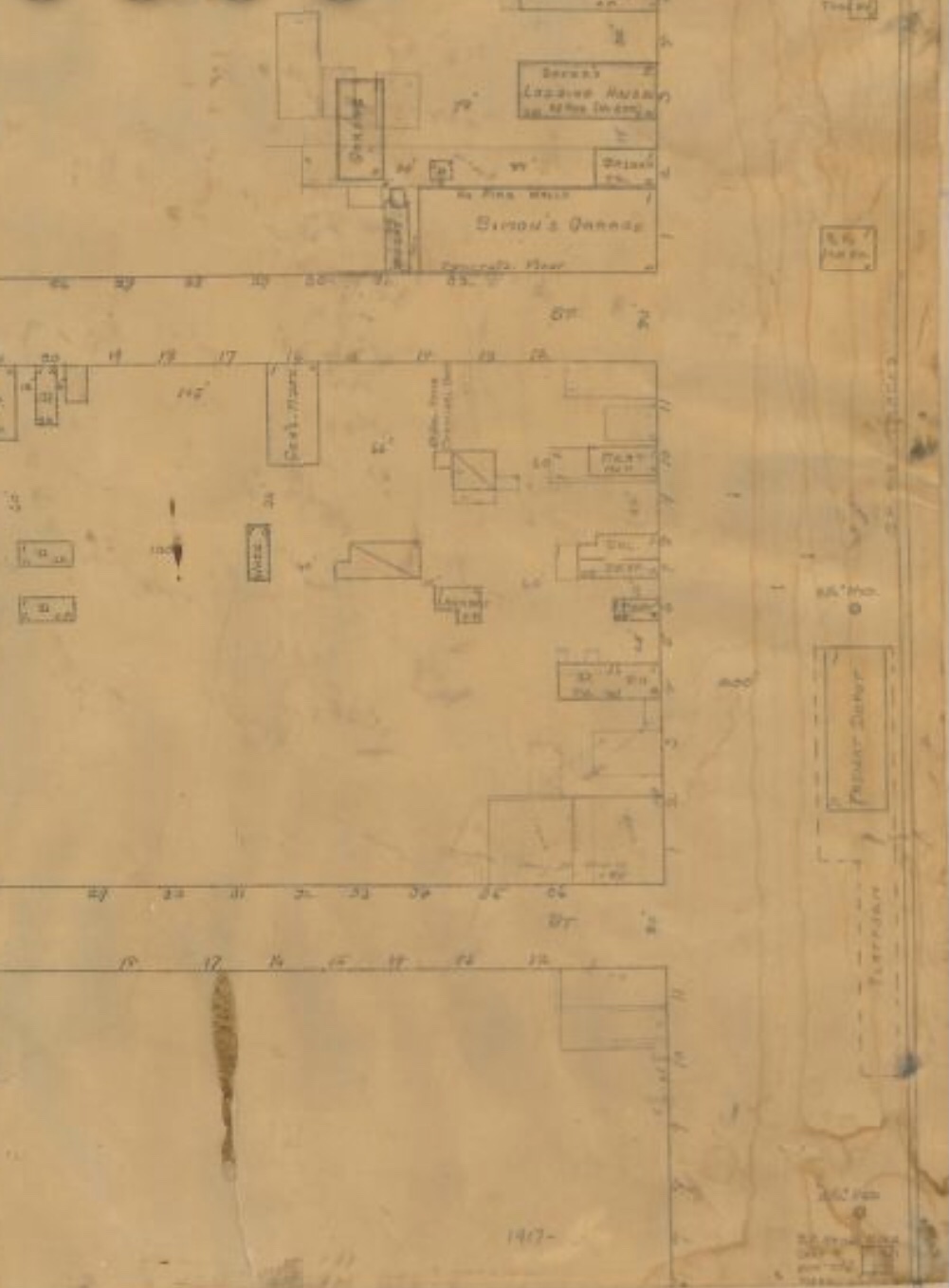 Mina Nevada historic map from 1917 – Mina Nevada